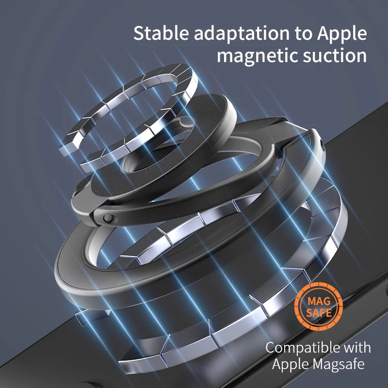For MagSafe Double Sided Magnetic Phone Ring Holder Portable