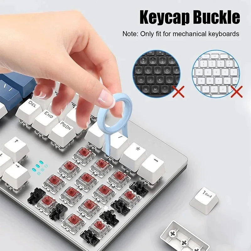 Keyboard Cleaner Brush Kit 8 in 1 Phone Screen Dust Brush Earphone Cleaning Pen Key Puller Cleaning Tools